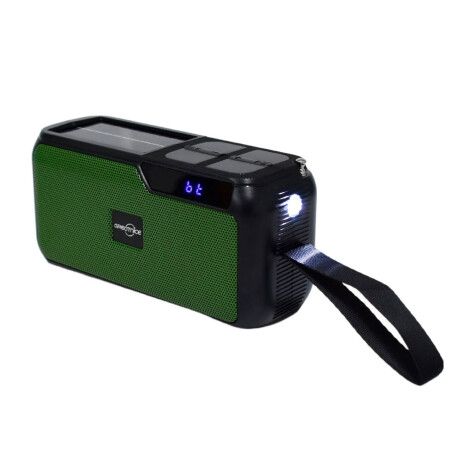 RADIO PARLANTE PORTÁTIL BLUETOOTH GTS-1419 CON CARGA SOLAR VERDE RADIO PARLANTE PORTÁTIL BLUETOOTH GTS-1419 CON CARGA SOLAR VERDE