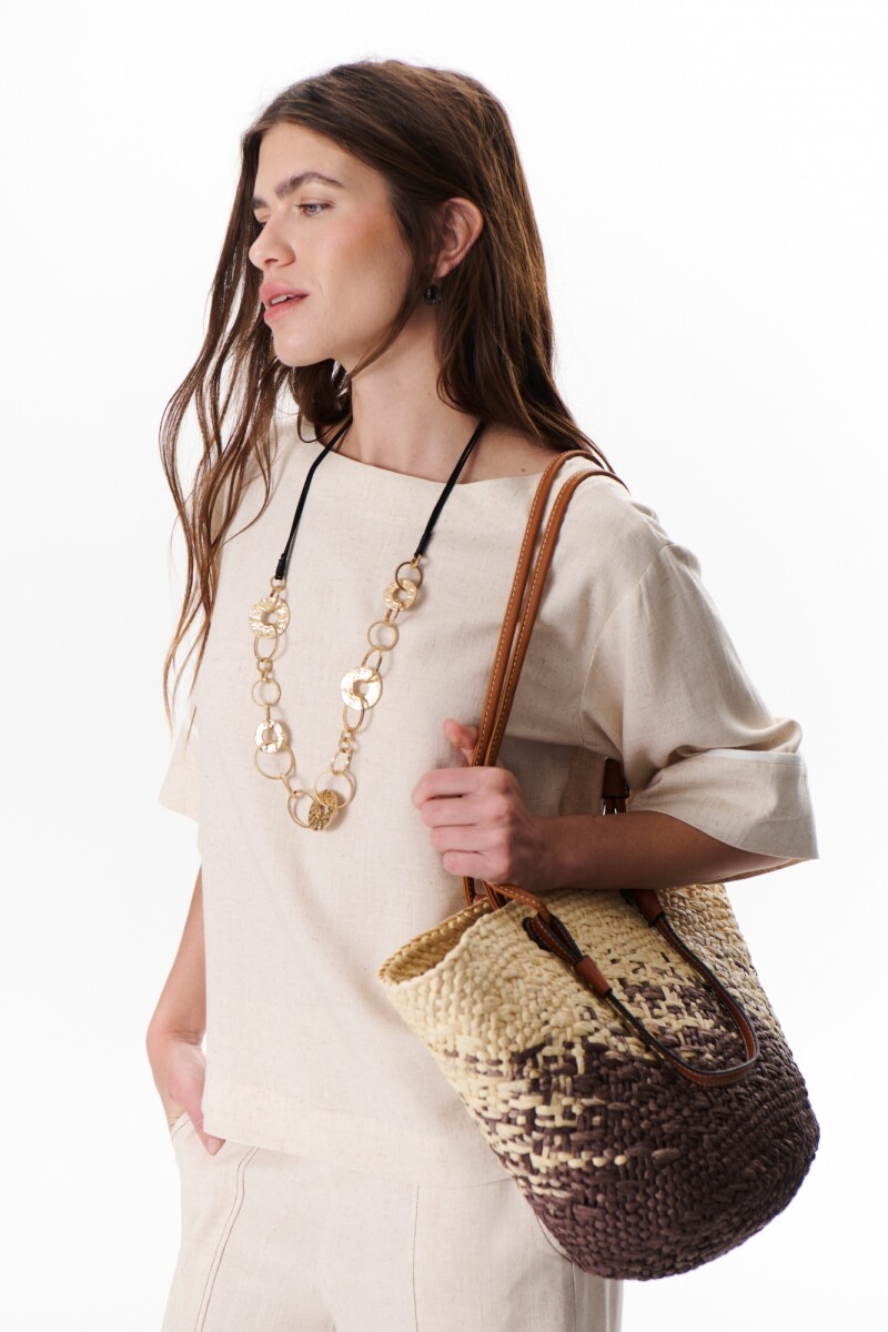 BLUSA LINO ATAR BEIGE