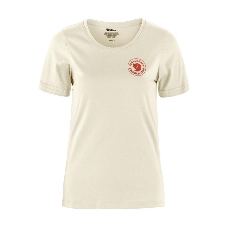 Polo Fjallraven 1960 Logo Mujer Chalk White