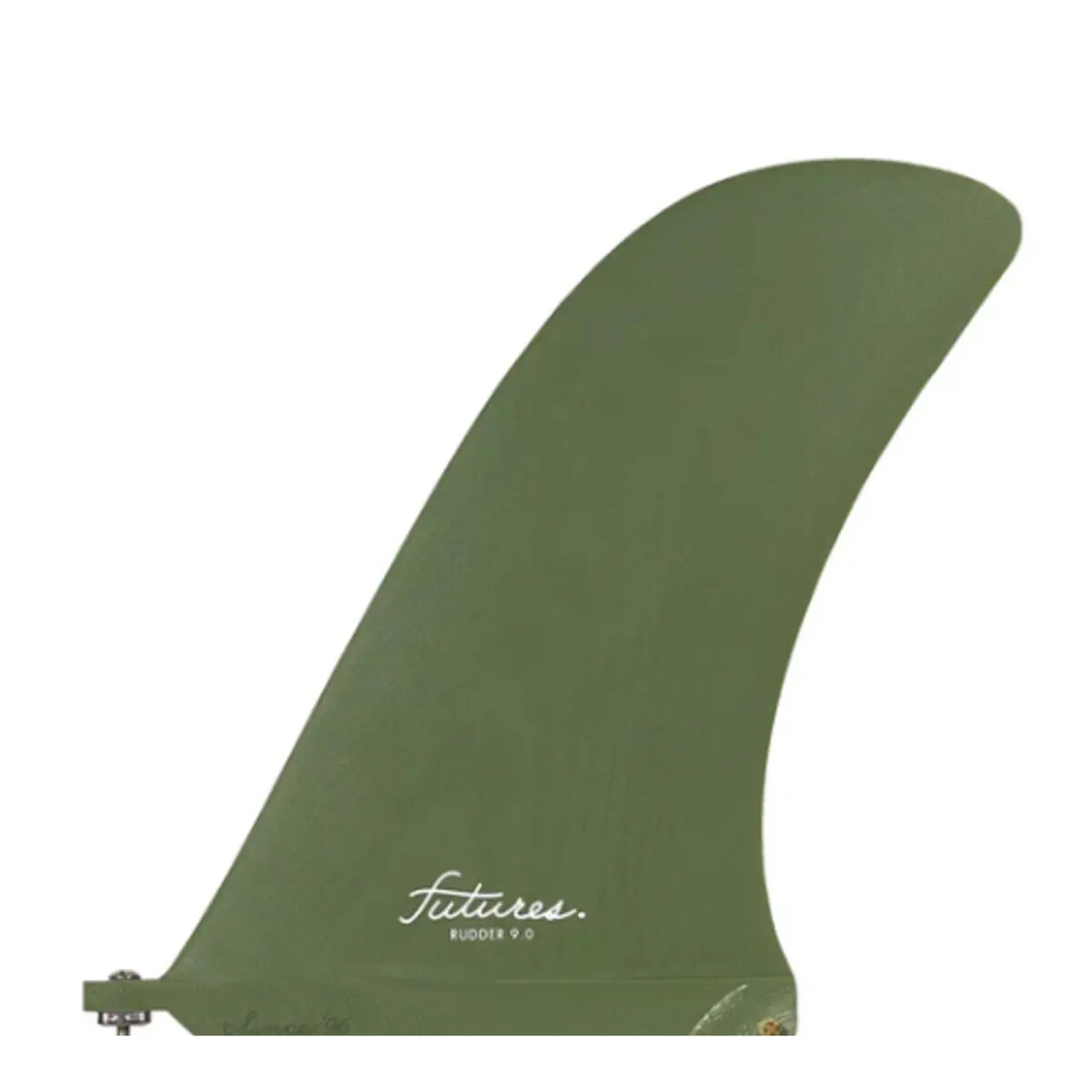 Quilla Futures Rudder 9,0 9" Solid Black/Smoke 