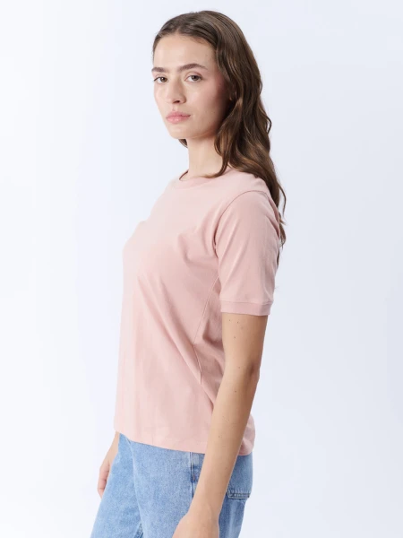 Remera manga corta básica Rosa
