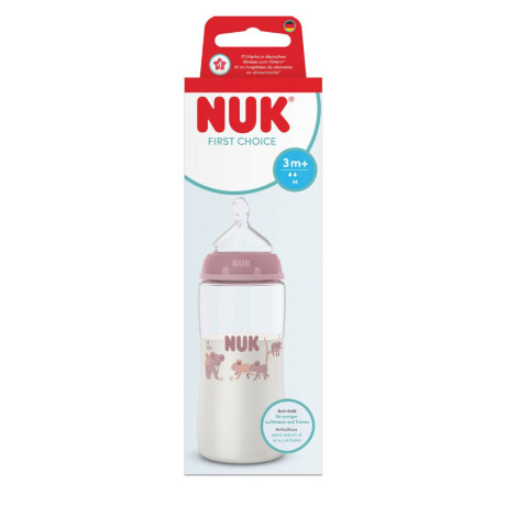 Mamadera NUK First Choice con Tetina Rosa 300ml Mamadera NUK First Choice con Tetina Rosa 300ml