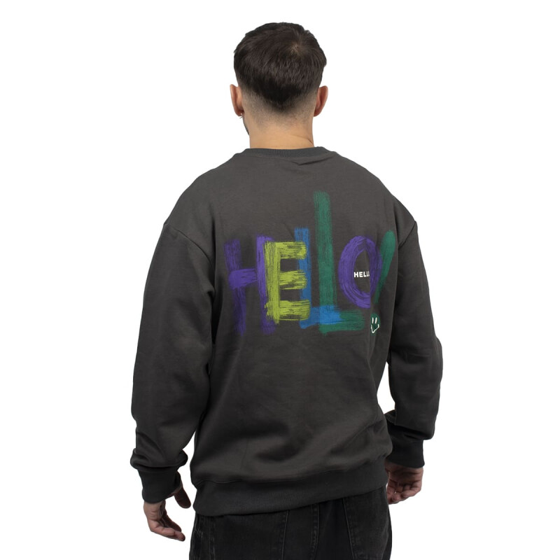 BUZOS ACTIVE HODDIE CON ESTAMPA Unisex - XC02 Verde