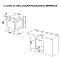 HORNO DE EMPOTRAR JAMES HEE INOX G2 HORNO DE EMPOTRAR JAMES HEE INOX G2