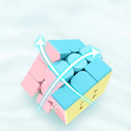 Cubo Rubik clasico color pastel Sc
