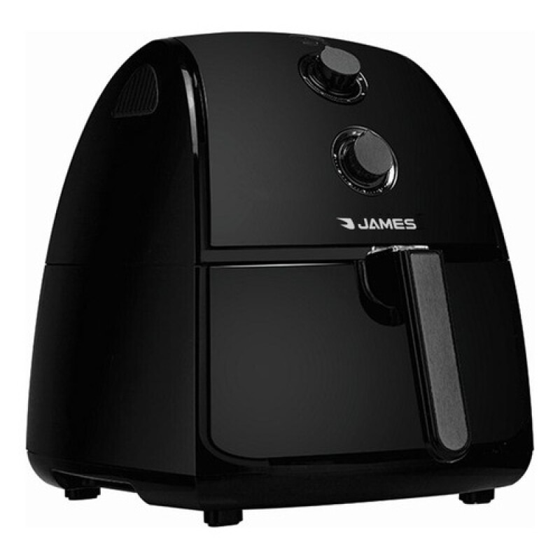 Freidora sin aceite James 4Lts 1500W negra Negro