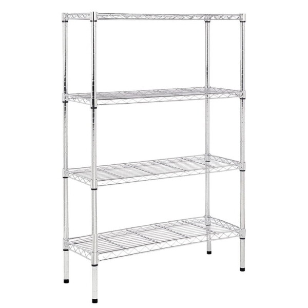 Estanteria cromada 4 estantes 90 cm Estanteria cromada 4 estantes 90 cm