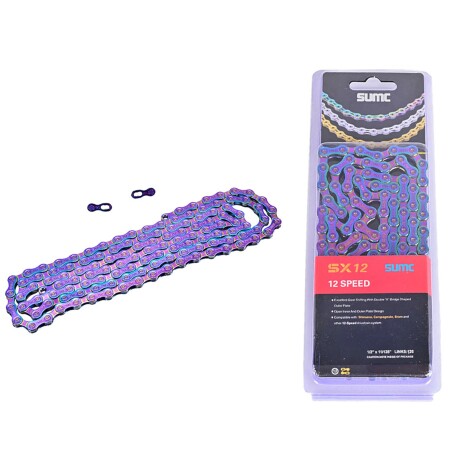 Cadena de bicicleta Sumc SX12EL 12V 126 Eslabones 001