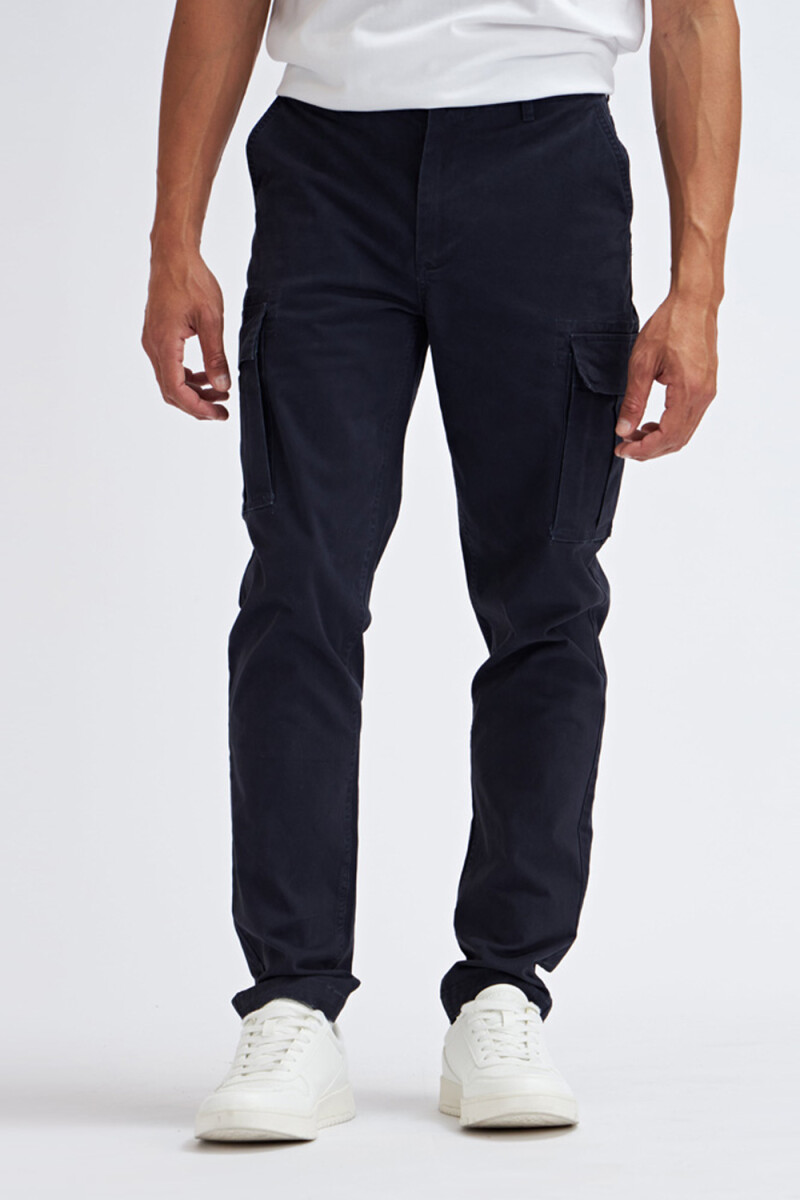 Pantalón cargo clásico Azul Marino