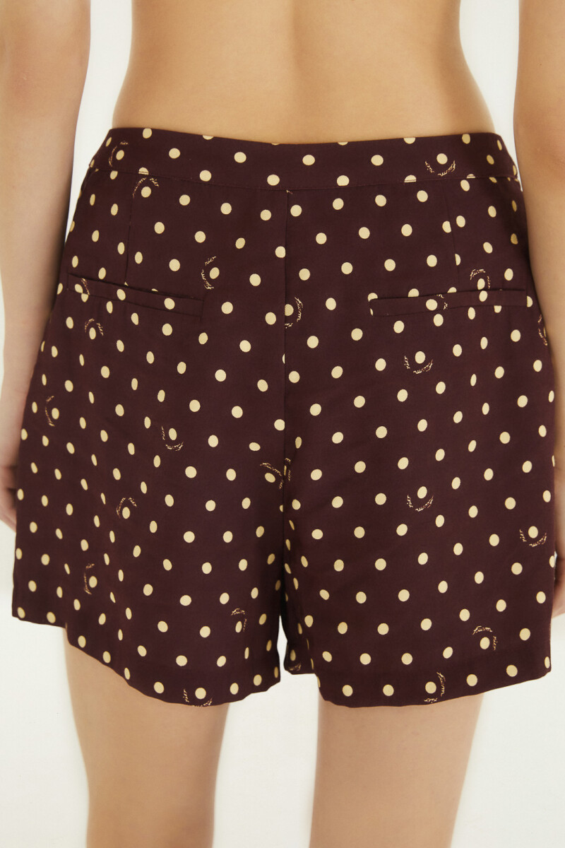 FALDA PANTALON Marron
