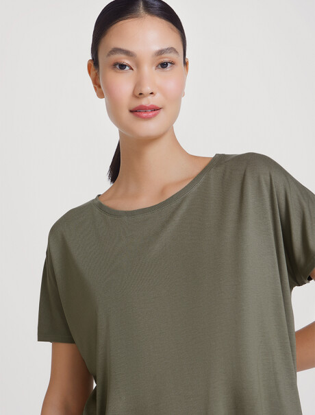 BLUSA BÁSICA FEMENINA VERDE