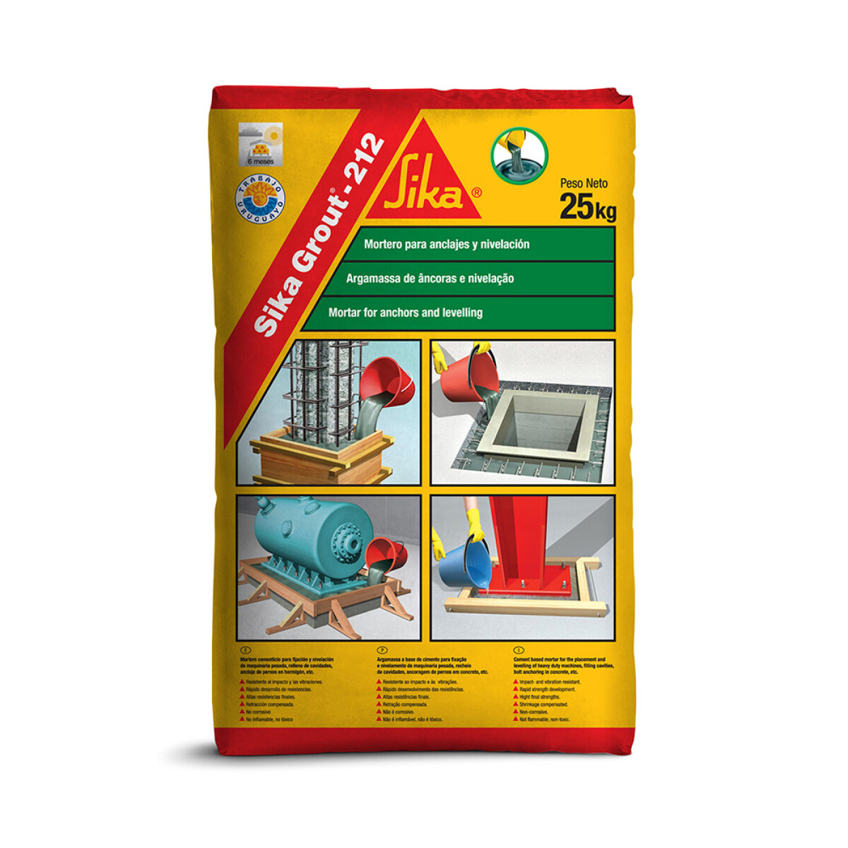 Mortero Sika Grout 212 25 Kg 