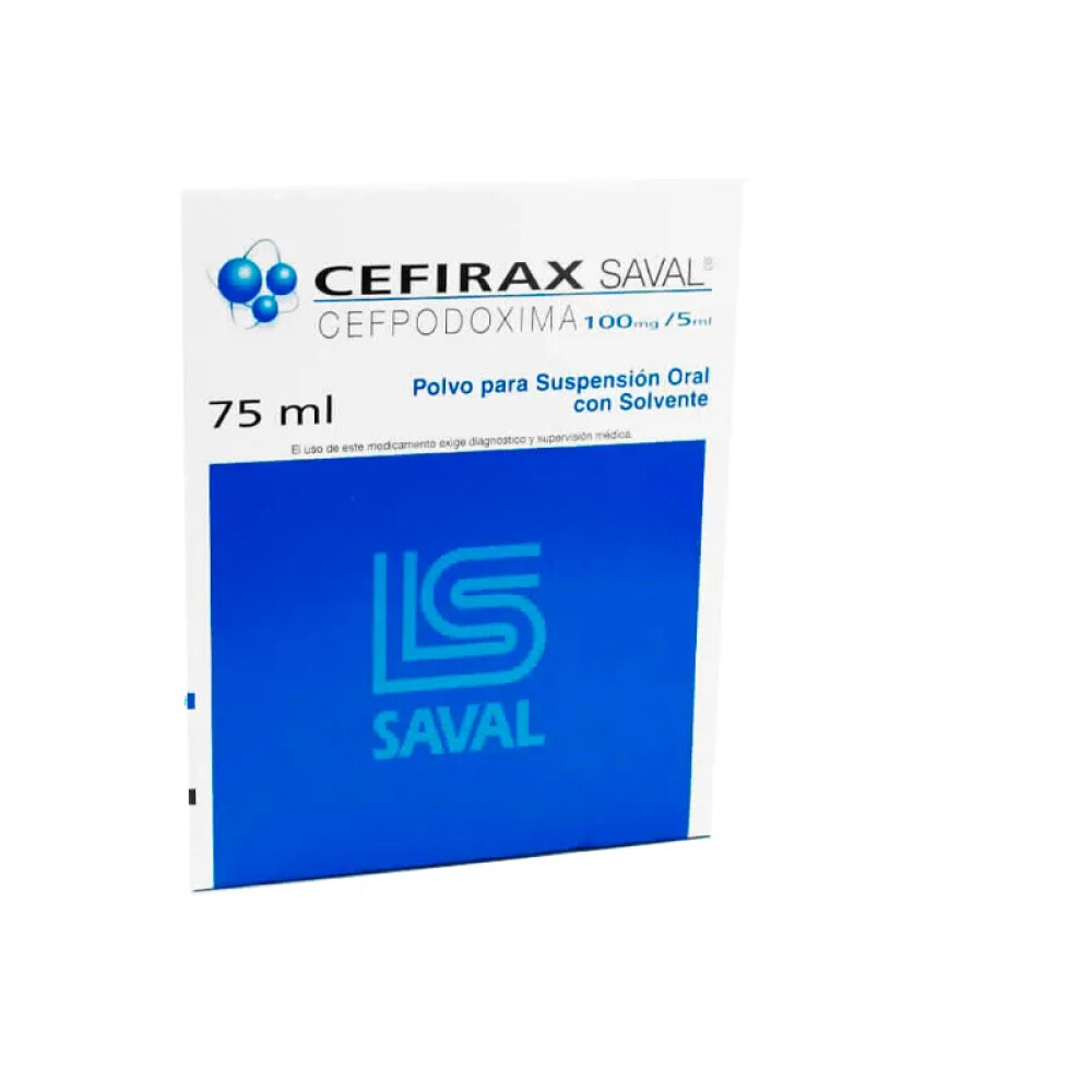 CEFIRAX 100 MG.SUSP. FRASCO X 75 ML. única