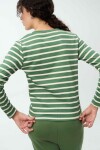 Remera Palma Rayas Verde