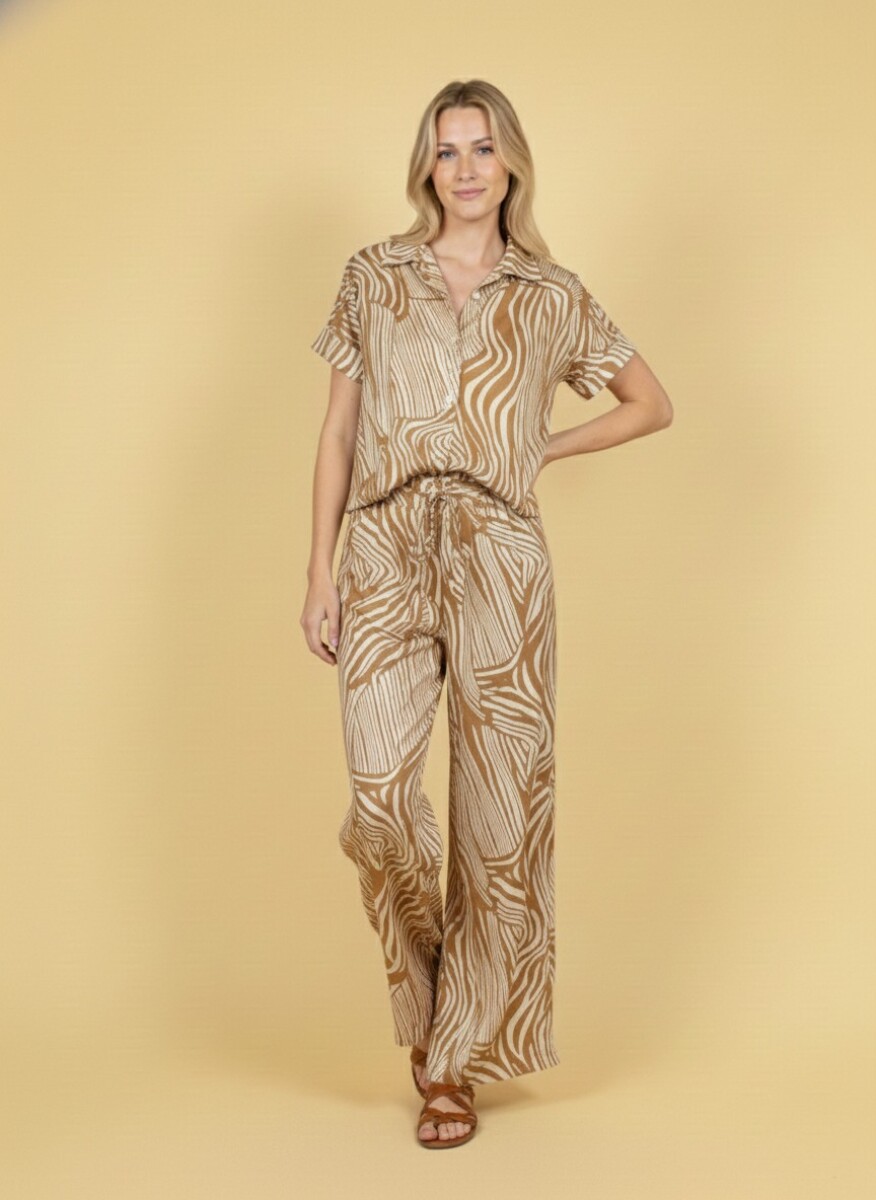 Pantalón Lily. - Beige 