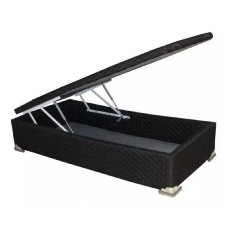Base Box Baúl 1 Plaza color NEGRO Base Box Baúl 1 Plaza color NEGRO