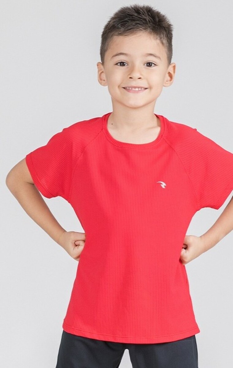 Remera Deportiva. - Rojo 