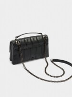 Bolso De Hombro Acolchado negro