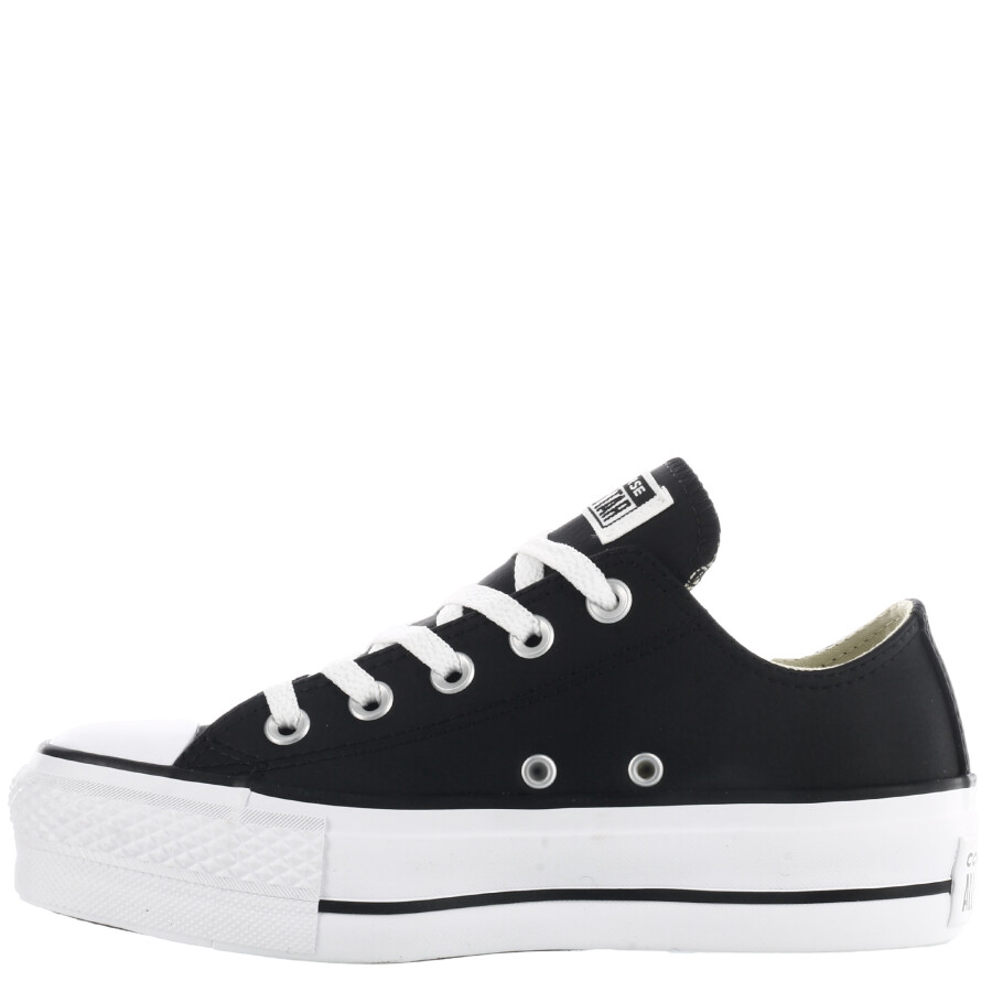 Championes Unisex Converse - All Star Plataforma Chuck Taylor Lift Negro - Blanco