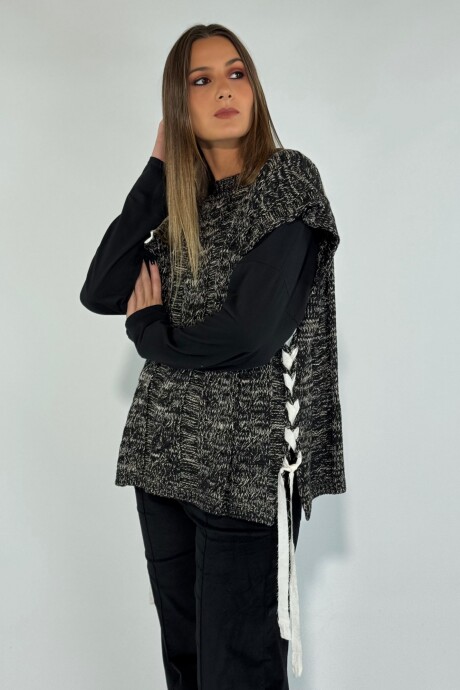 CHALECO JACINTA Negro