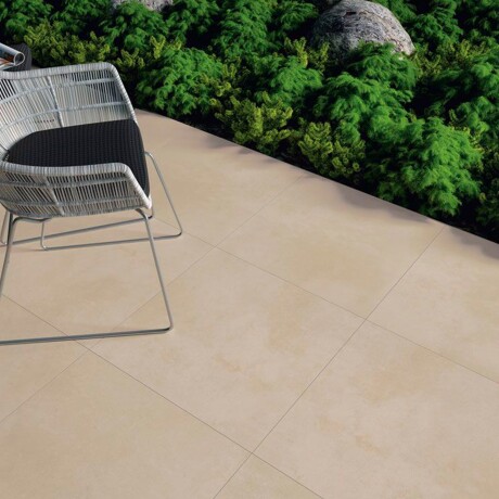 PORCELANATO ESPESORADO PARA PISO EXTERIOR 60X60X2CM COLOR BEIGE ARENA 000