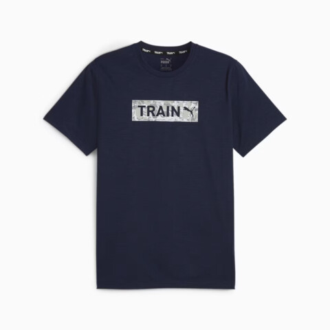 Polo Training Graphic Tee Train Hombre Navy