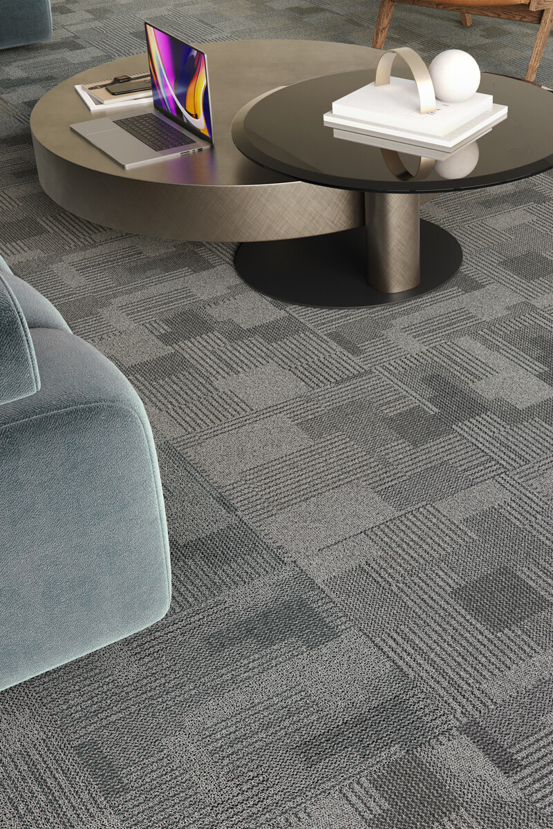 INTERLUDE MODULAR BAC MOQUETTE MODULAR INTERLUDE 50X50CM 054 STEEL