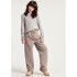 BLUSA ML FEM CINZA MESCLA