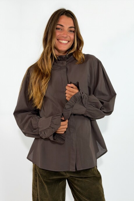 CAMISA CELINA Chocolate