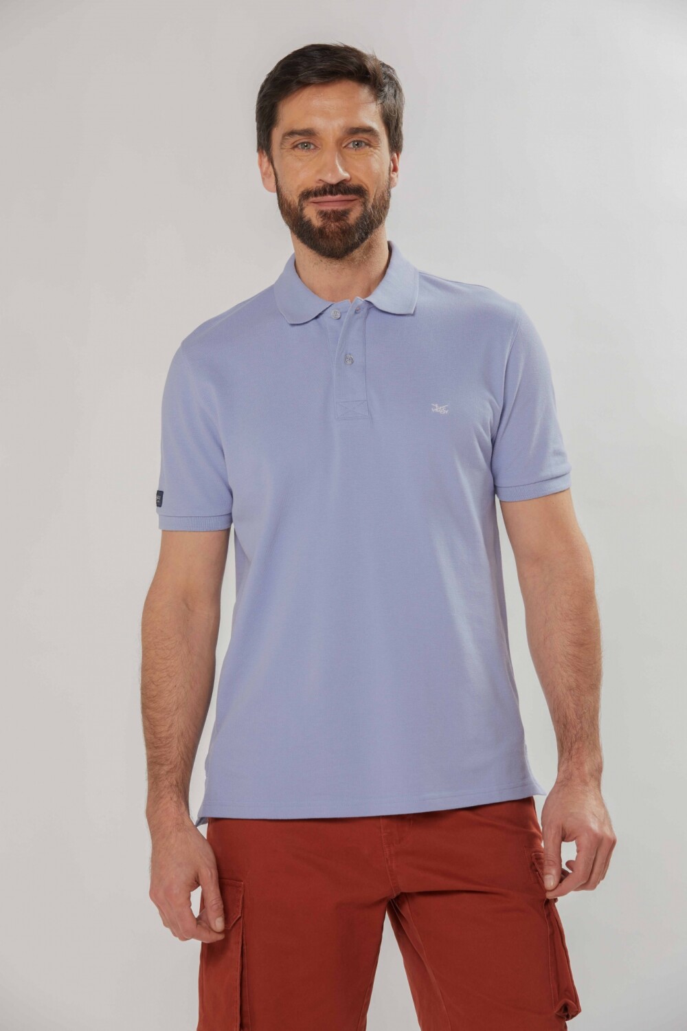 REMERA POLO PIQUÉ Lavanda
