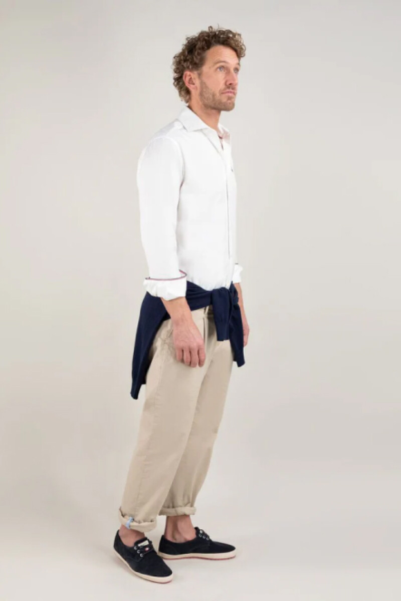 Camisa Popelín El Ganso Blanca