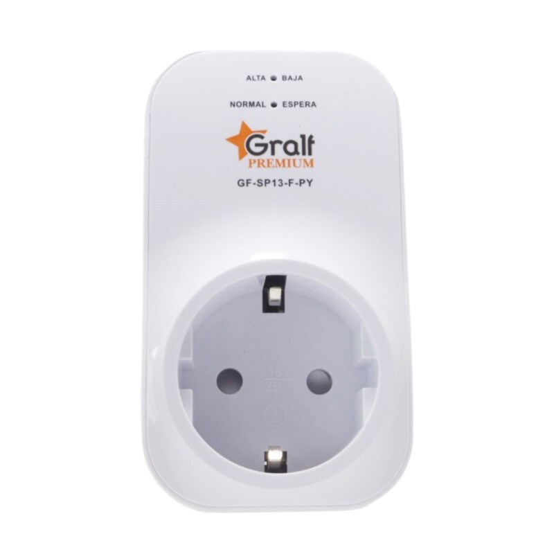 PROTECTOR DE TENSION HASTA 3.500W - 16 AMP. (schuko) GRALF PROTECTOR DE TENSION HASTA 3.500W - 16 AMP. (schuko) GRALF
