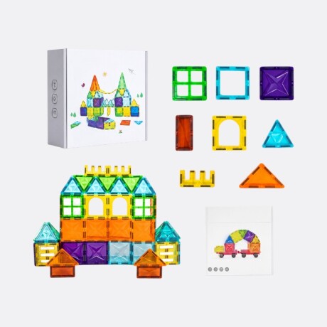 Juego De Cubos Magnéticos 60 Piezas Juego De Cubos Magnéticos 60 Piezas