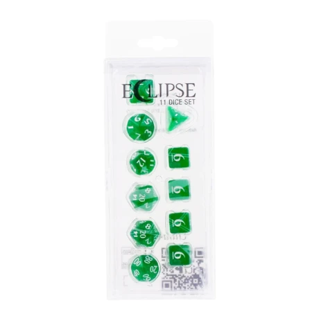 Ultra Pro Eclipse 11 Dice Set: Forest Green Ultra Pro Eclipse 11 Dice Set: Forest Green