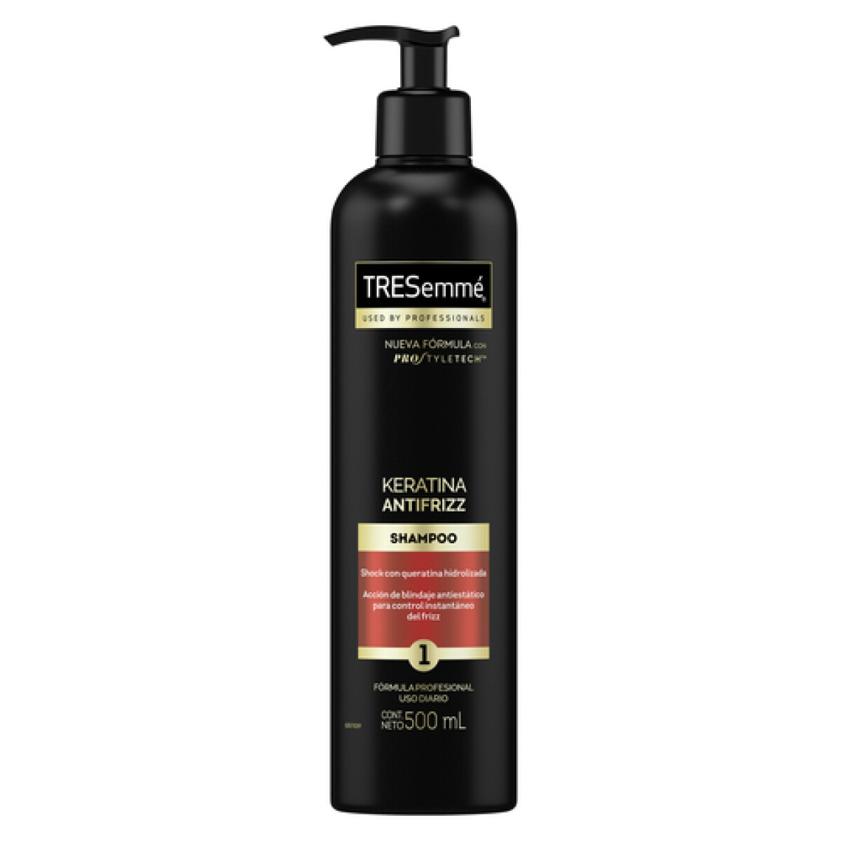 TRESemmé Keratina Antifrizz Shampoo 500 ml | Control de Frizz y Suavidad Capilar