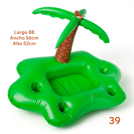 Inflable Bandeja Bebidas Para Piscina Variedad Diseños 1 Palmera 1