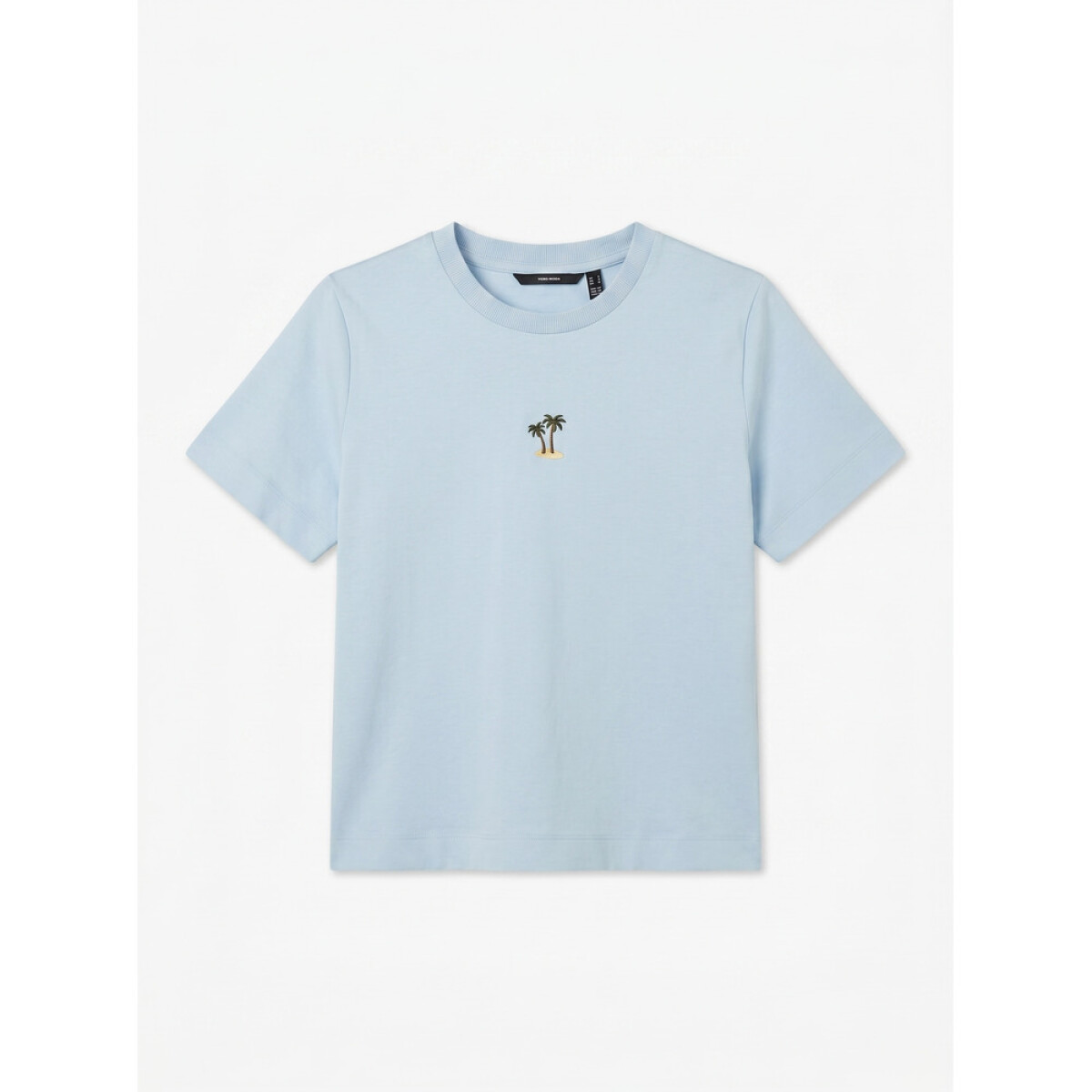 VMSARA METTE SS TOP BOX JRS NOOS - Cashmere Blue-Flowers 