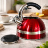Caldera en acero inox. 3.0 LT Alta Calidad Roja Rojo