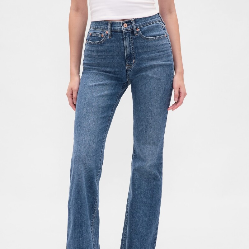 70S FLARE HR MED HERON MEDIUM WASH