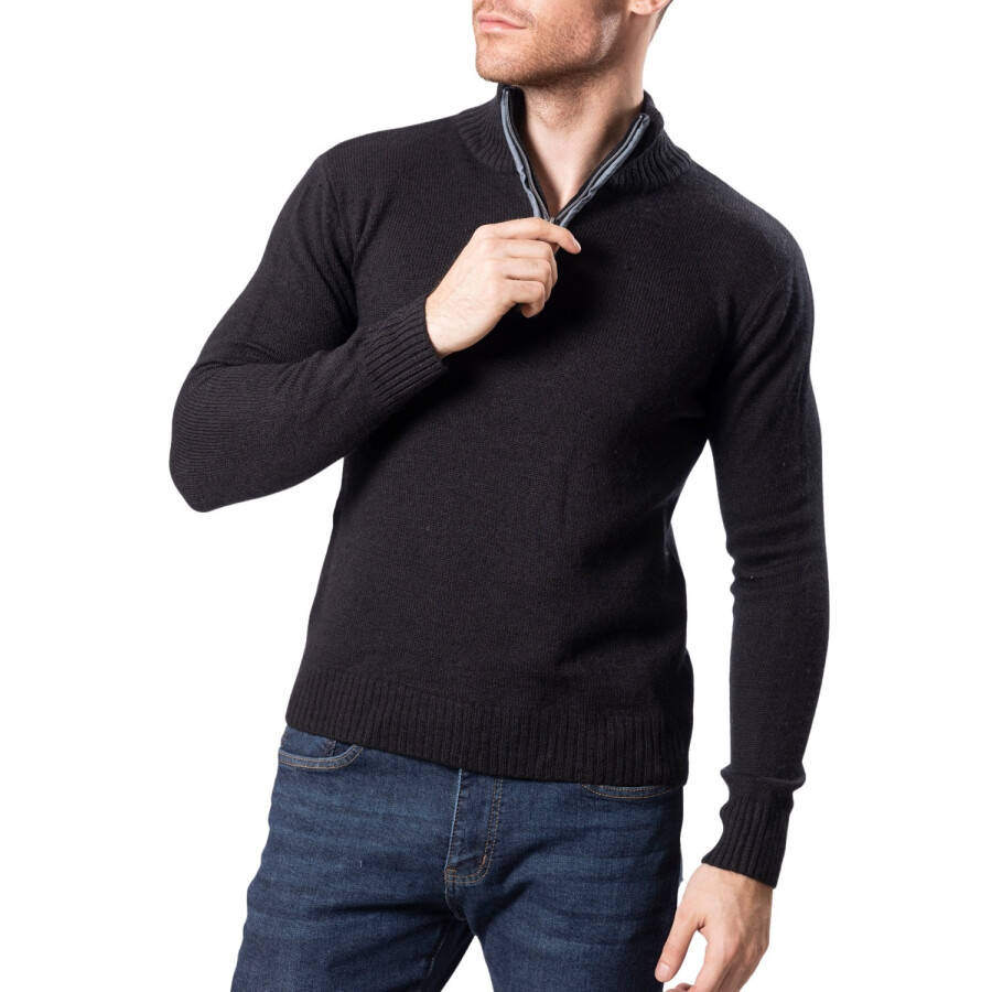 SNAKE SWEATER BLACK