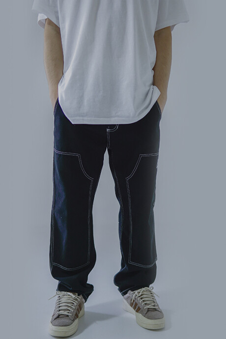 Pantalon Pulau Gabardina SK8 Men Negro