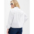 V-LS CROPPED POPLIN SHIRT OPTIC WHITE V6