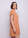 VESTIDO ENRICO PRINT Almendra