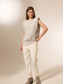 Remera Micaeli Plateado