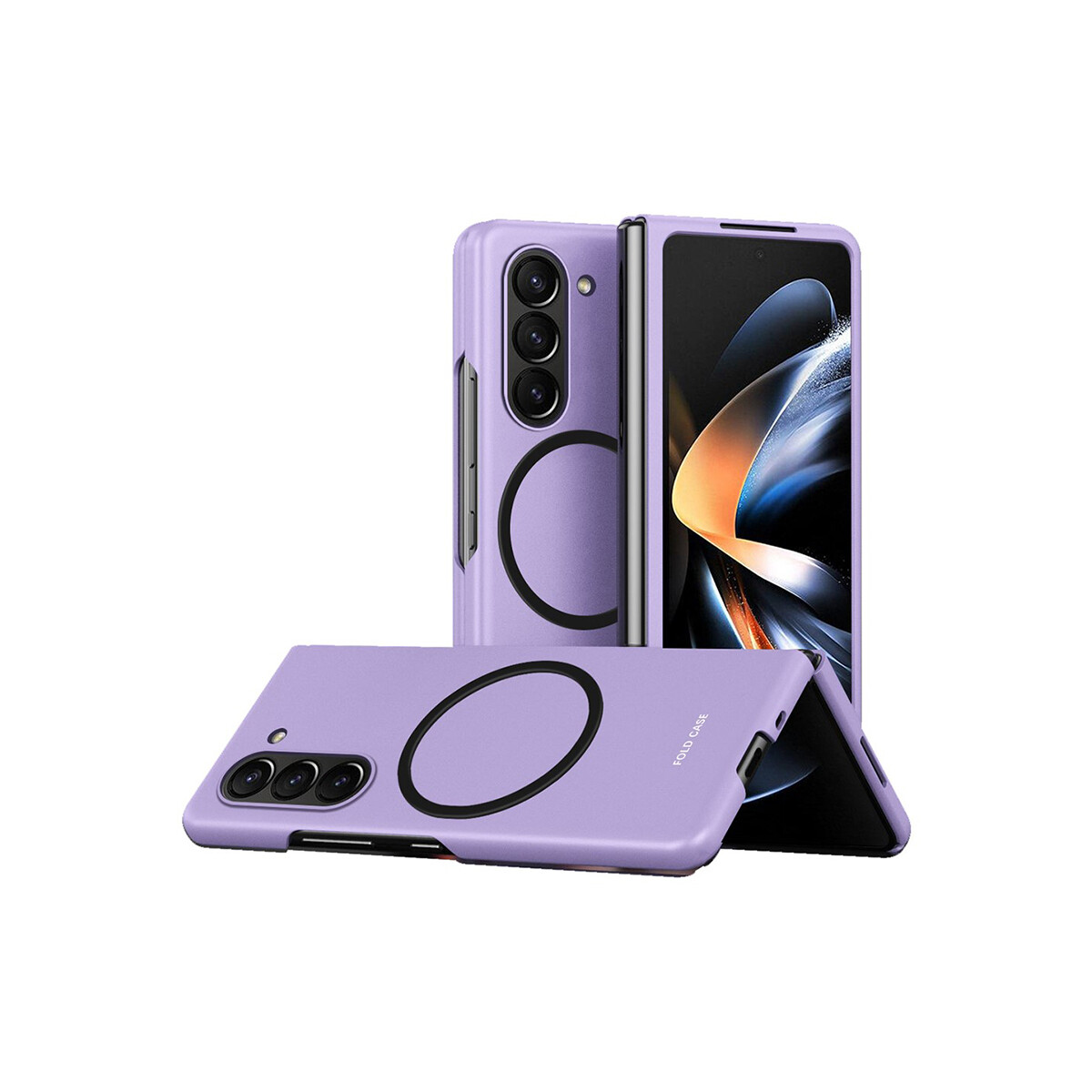 Protector Samsung Galaxy Z Fold5 5G magnético color púrpura 
