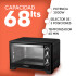 Horno Eléctrico Xion Xi-he68 / 68lts HORNO ELECTRICO XION 68LTS HE68 OLT