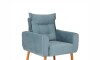 Sofa Sillon Poltrona 1 Cuerpo Dakota - Azul Sofa Sillon Poltrona 1 Cuerpo Dakota - Azul