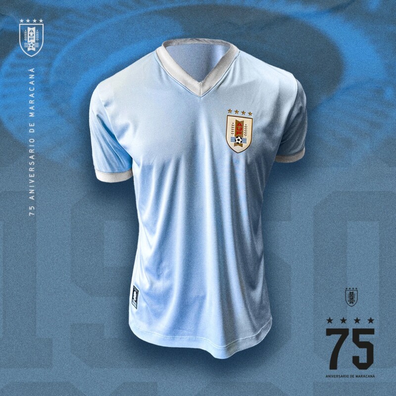 CAMISETA HOMENAJE 75 AÑOS MARACANA 1950 000