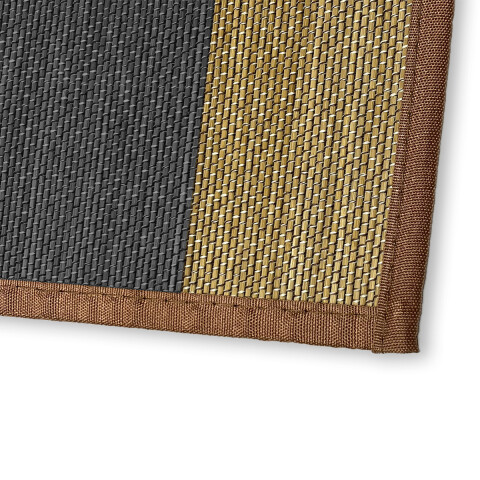 Alfombra de Bambú Home Class 60cm x 120cm BEIGE/CHOCOLATE