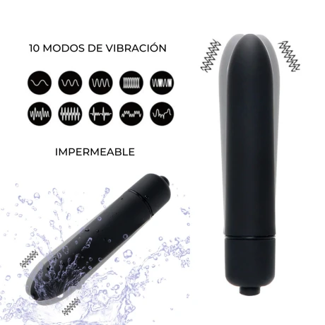 Bala Estimuladora Con 10 Modos De Vibración Bala Estimuladora Con 10 Modos De Vibración
